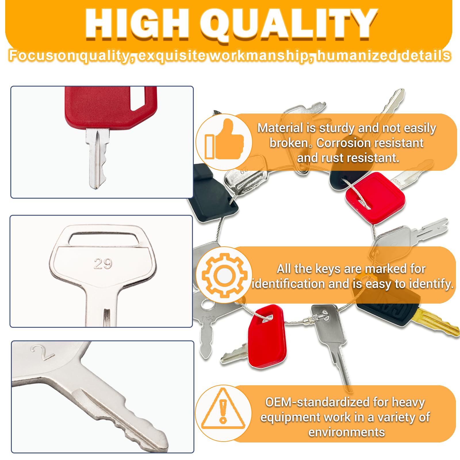 WAH LIN PARTS wide compatibility covers Cat, JCB, Hyster, Komatsu, Toyota and more.
