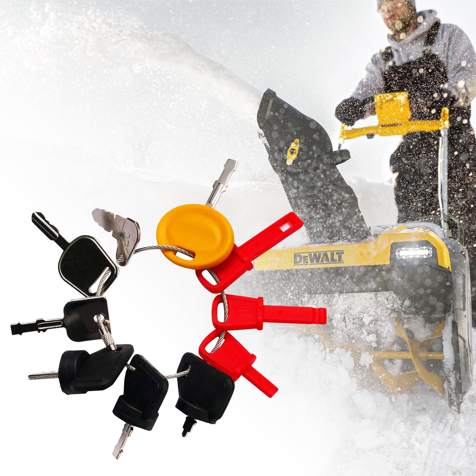 WAH LIN PARTS AM132500 9905 key, broad compatibility for snow tools