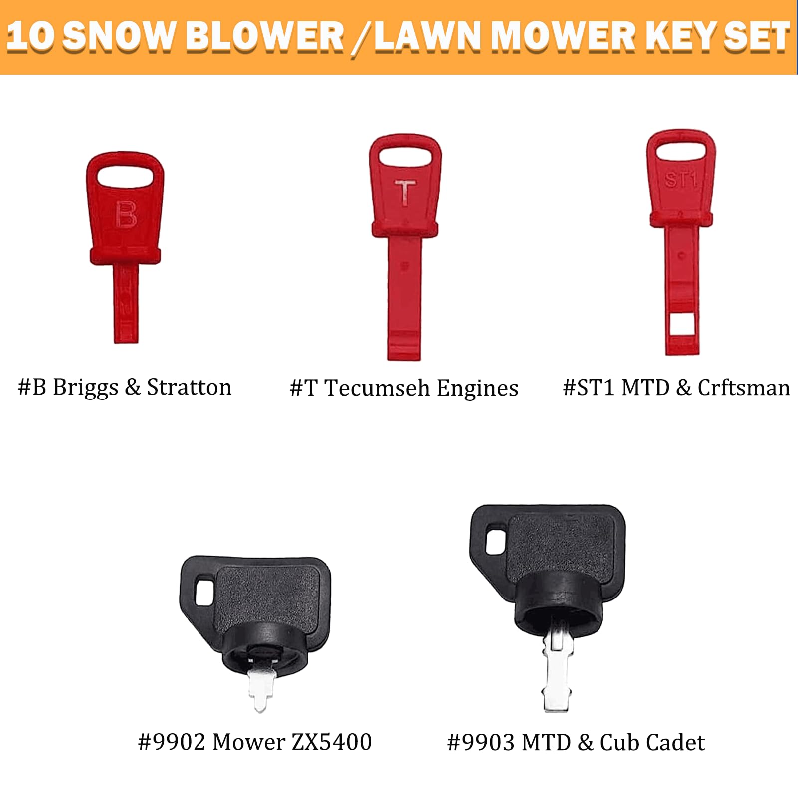 WAH LIN PARTS 9902 key for Toro ignition, fast on-site fixes
