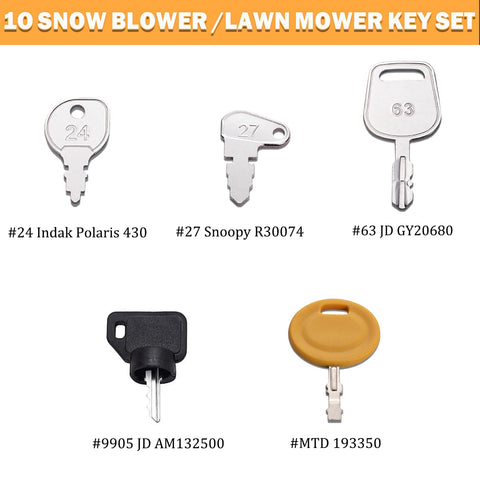 WAH LIN PARTS universal 9903 key for MTD gear, easy maintenance