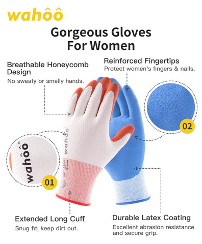 Wahoo gloves B.COMB AIR breathable design for all-day comfort