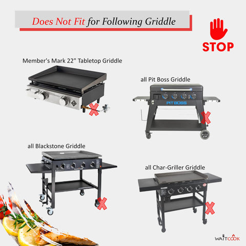 WAITCOOK 36-inch grease pan liners keep the pan clean during busy cookouts
