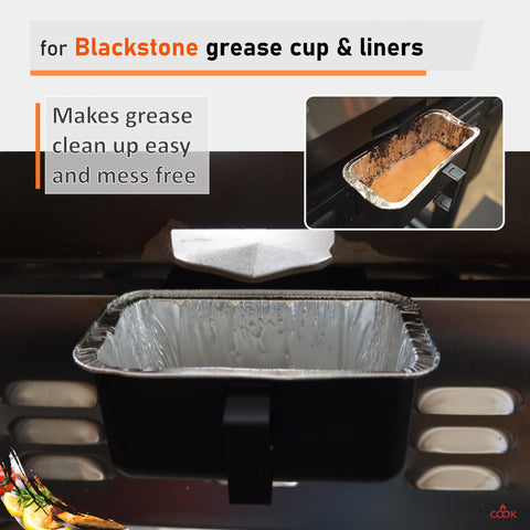 WAITCOOK durable black powder-coat finish resists wear near the grill