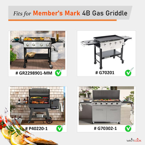 WAITCOOK pro-series 5-burner liners provide durable, easy disposal between sessions