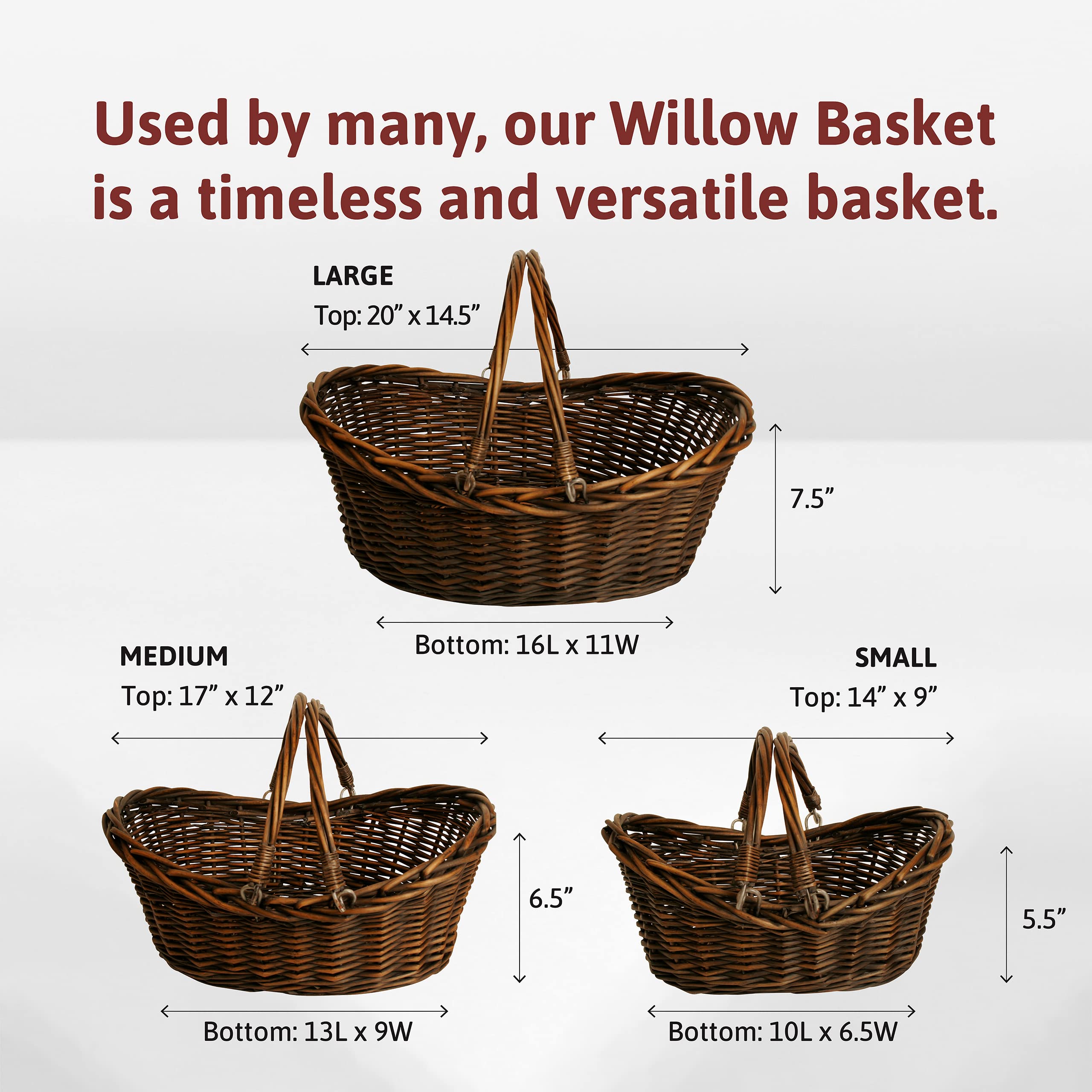 Wald Imports wicker basket on a blanket, ready for a countryside picnic.