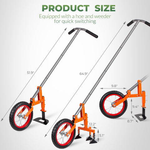 Walensee 2-in-1 weeding attachment ready for weed removal