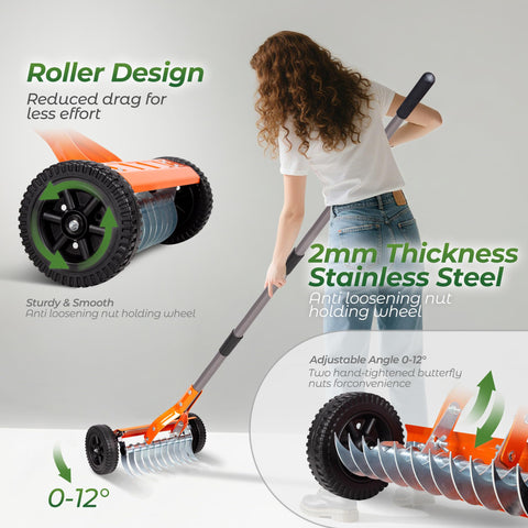 Walensee 2mm stainless steel blade delivers strong, rust-resistant performance.