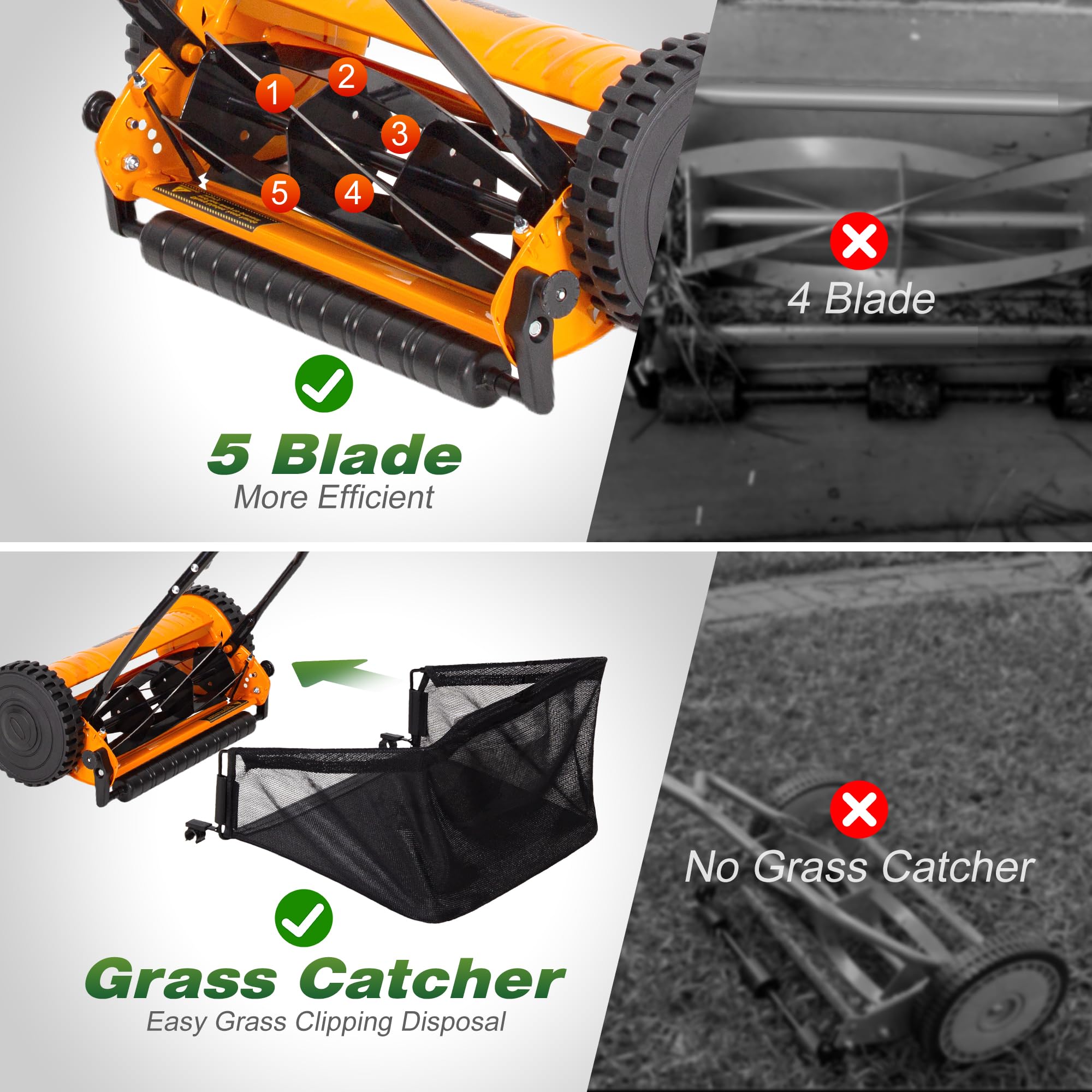 Walensee 8.5-inch drive wheels improve maneuverability on uneven ground.