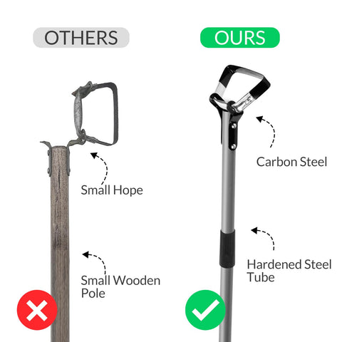 Walensee cushioned grip handle reduces hand fatigue during weeding
