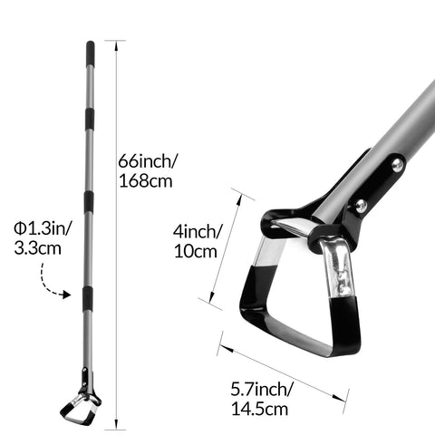 Walensee Action Hoe triangular head guides precise weed cutting