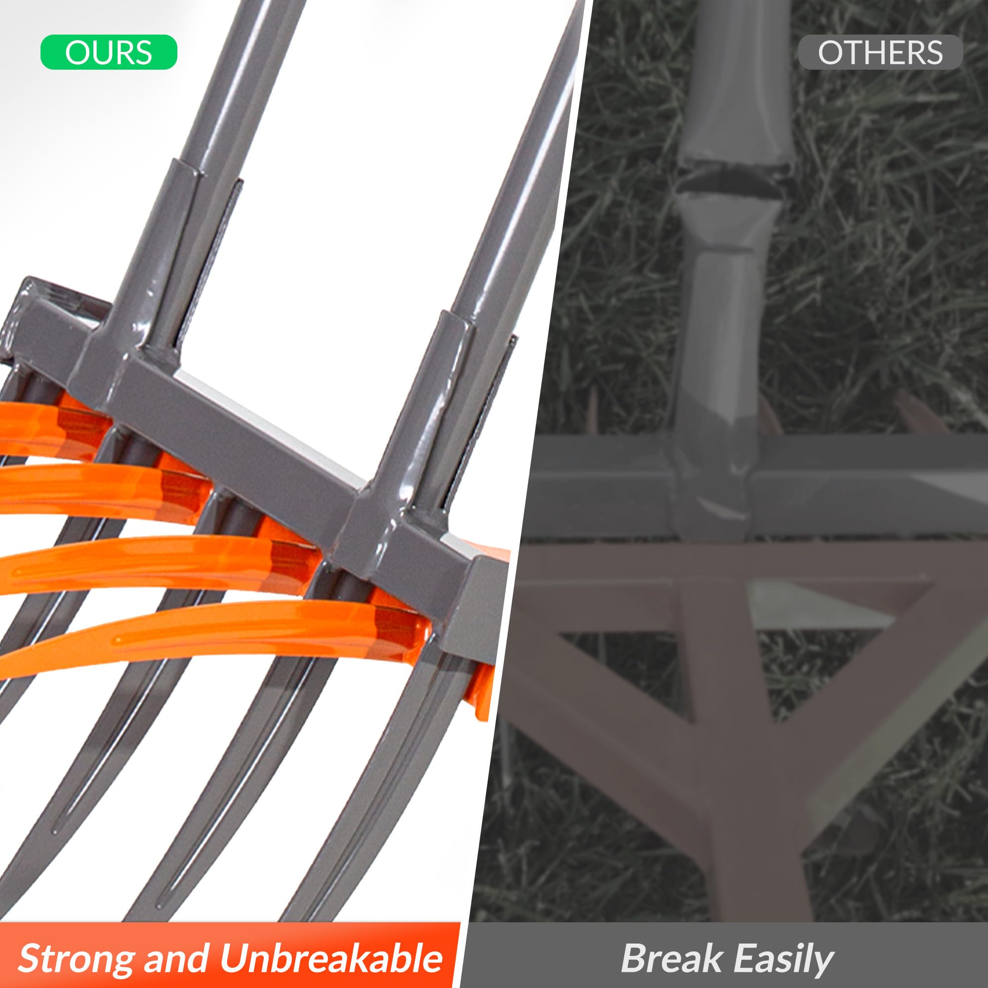 Walensee Broad Fork designed for compacted soil depth of 5.9 inches
