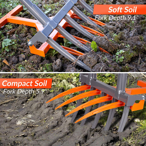 Walensee Broad Fork durable steel construction resists bending and wear