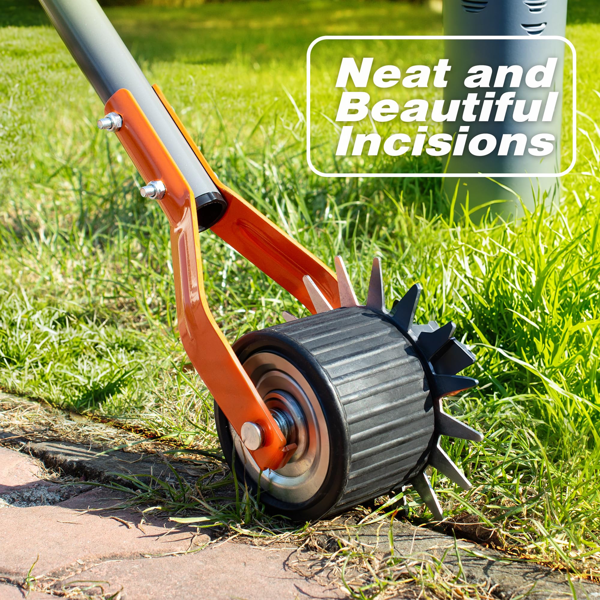 Walensee edger stored compactly for convenient seasonal use