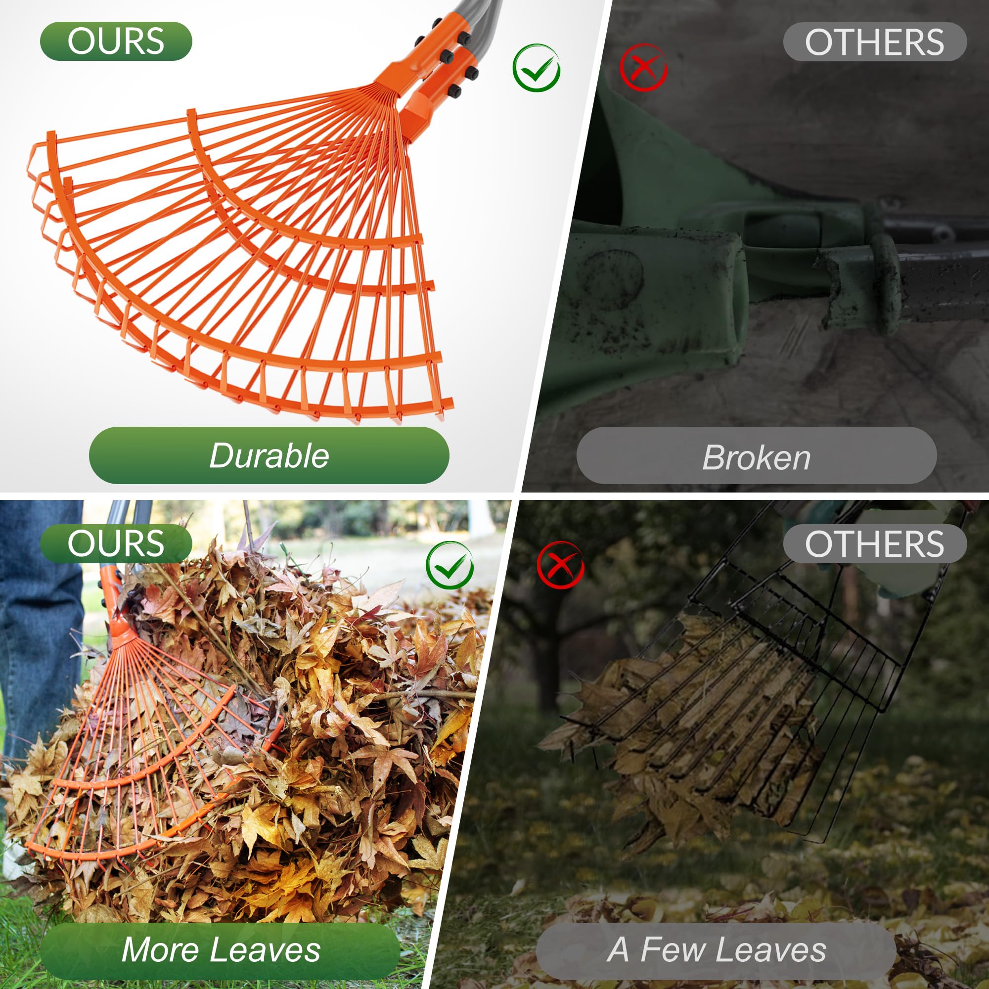 Walensee ergonomic design reduces bending for back-friendly gardening tasks.