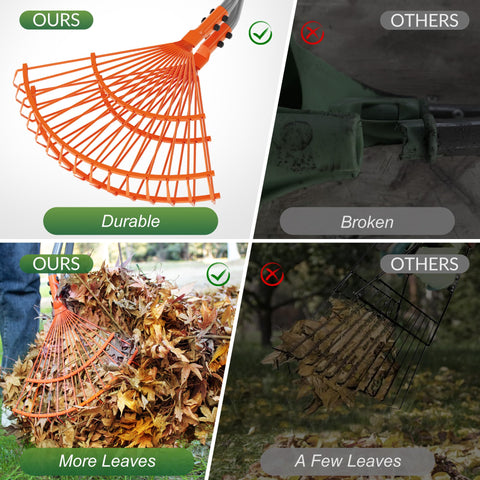 Walensee ergonomic design reduces bending for back-friendly gardening tasks.