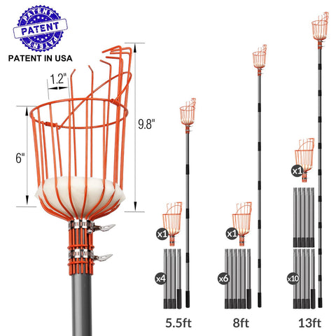 Walensee stainless steel pole resists rust for long-lasting garden use.
