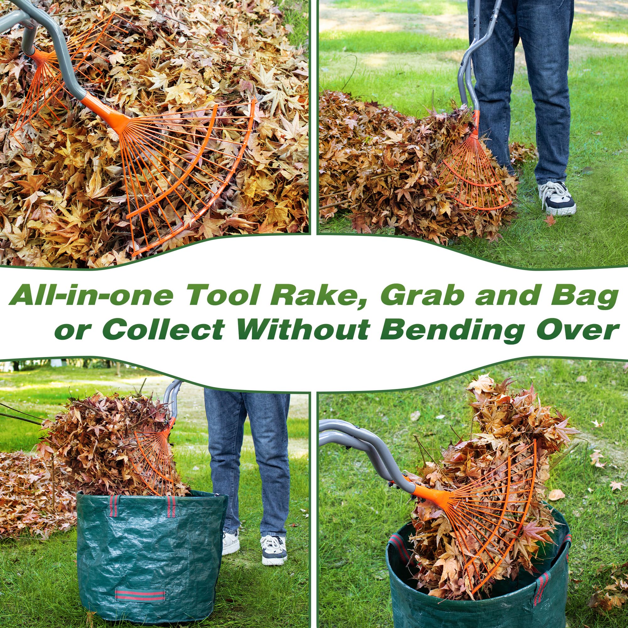 Walensee hygienic debris disposal allows clean handling of yard waste.