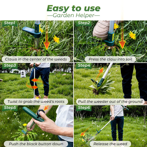 Walensee kneel-free weeding solution for lawns and beds