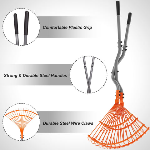 Walensee multi-use yard tool handles clippings nettles and twigs with ease.