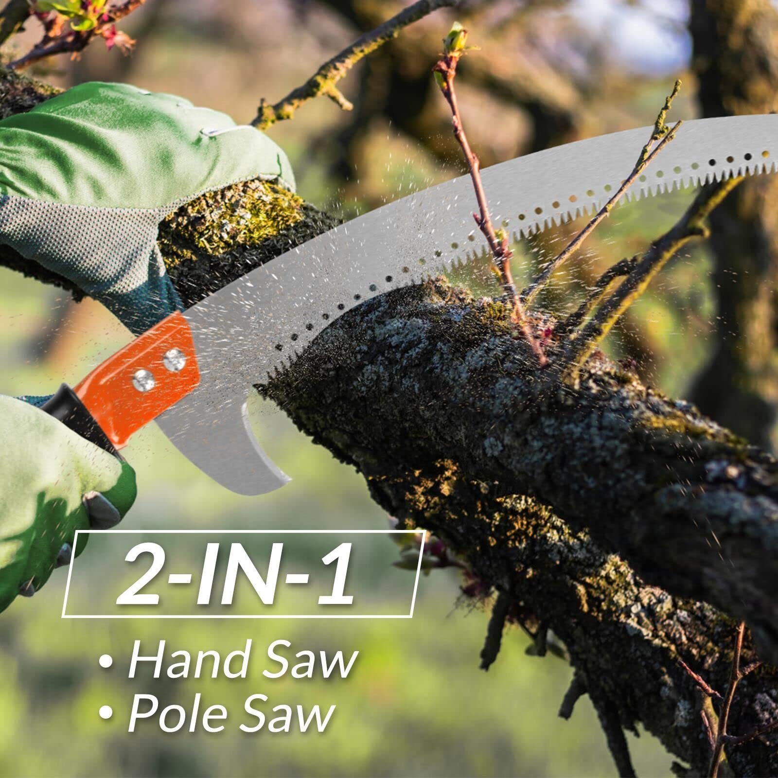 Walensee pole saw Mn steel blade delivers reliable cutting power