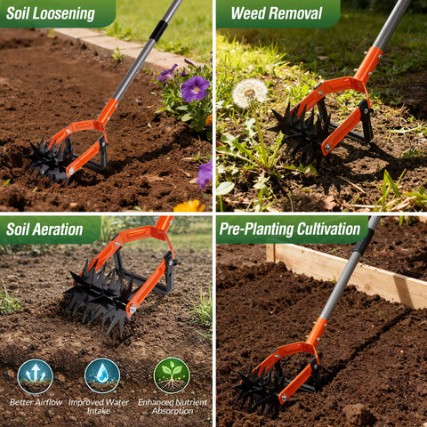 Walensee Weeding blade function highlights precise weed removal and root digging
