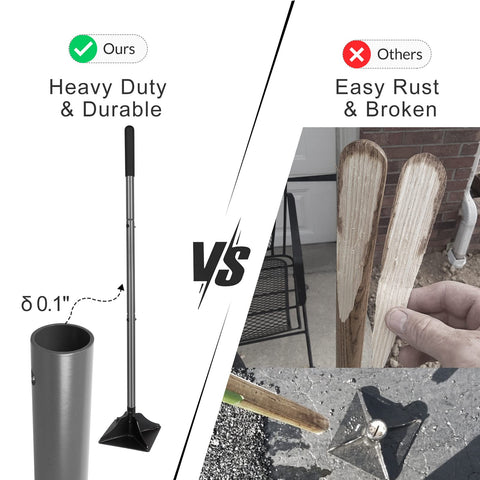 Walensee tamper adjustable height via locking screw