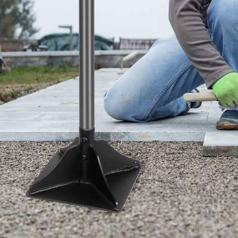 Walensee tamper used for pavers and asphalt prep for smooth layers.