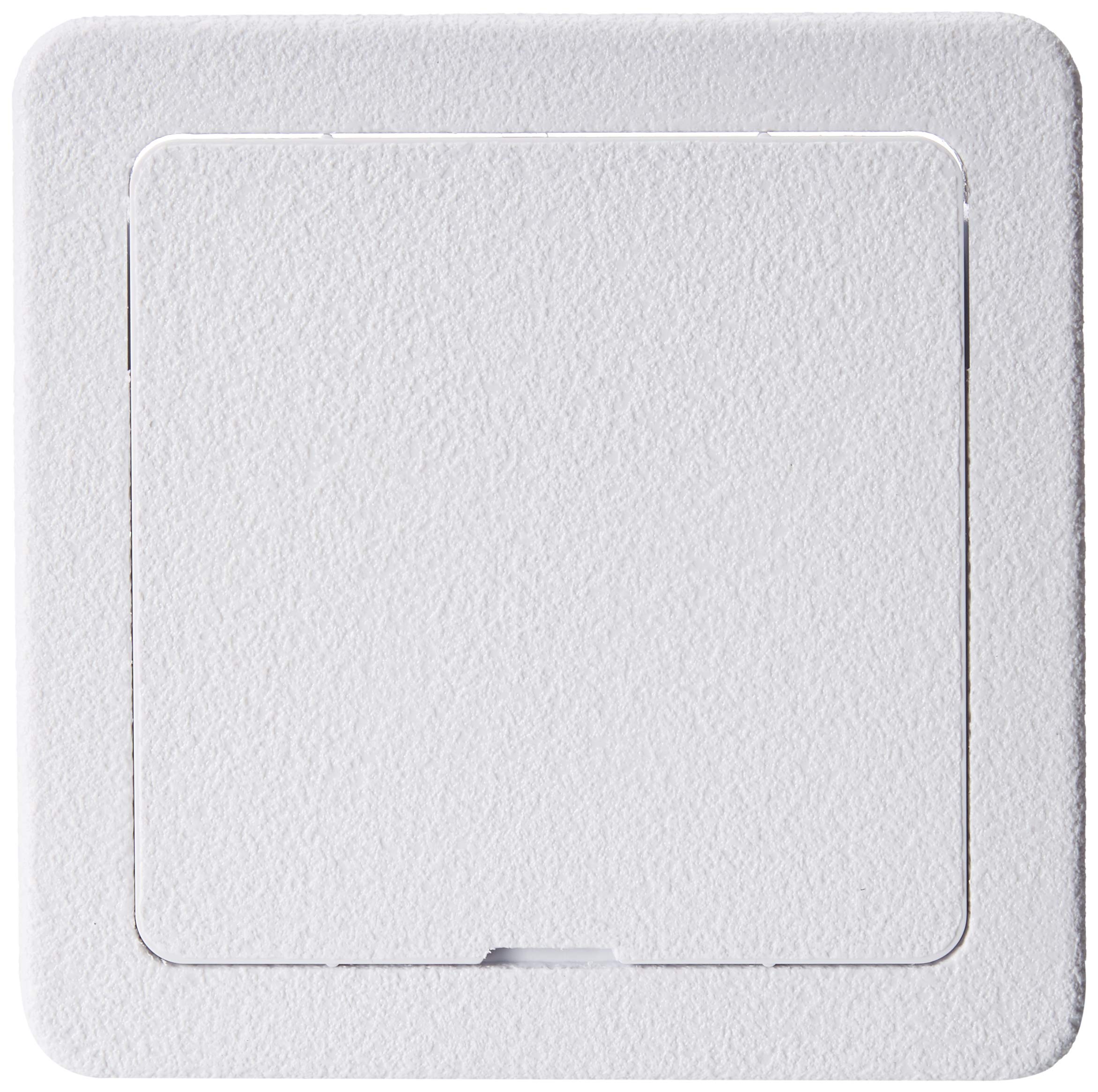 Wallo 4x4 inch access door with white textured finish for drywall access
