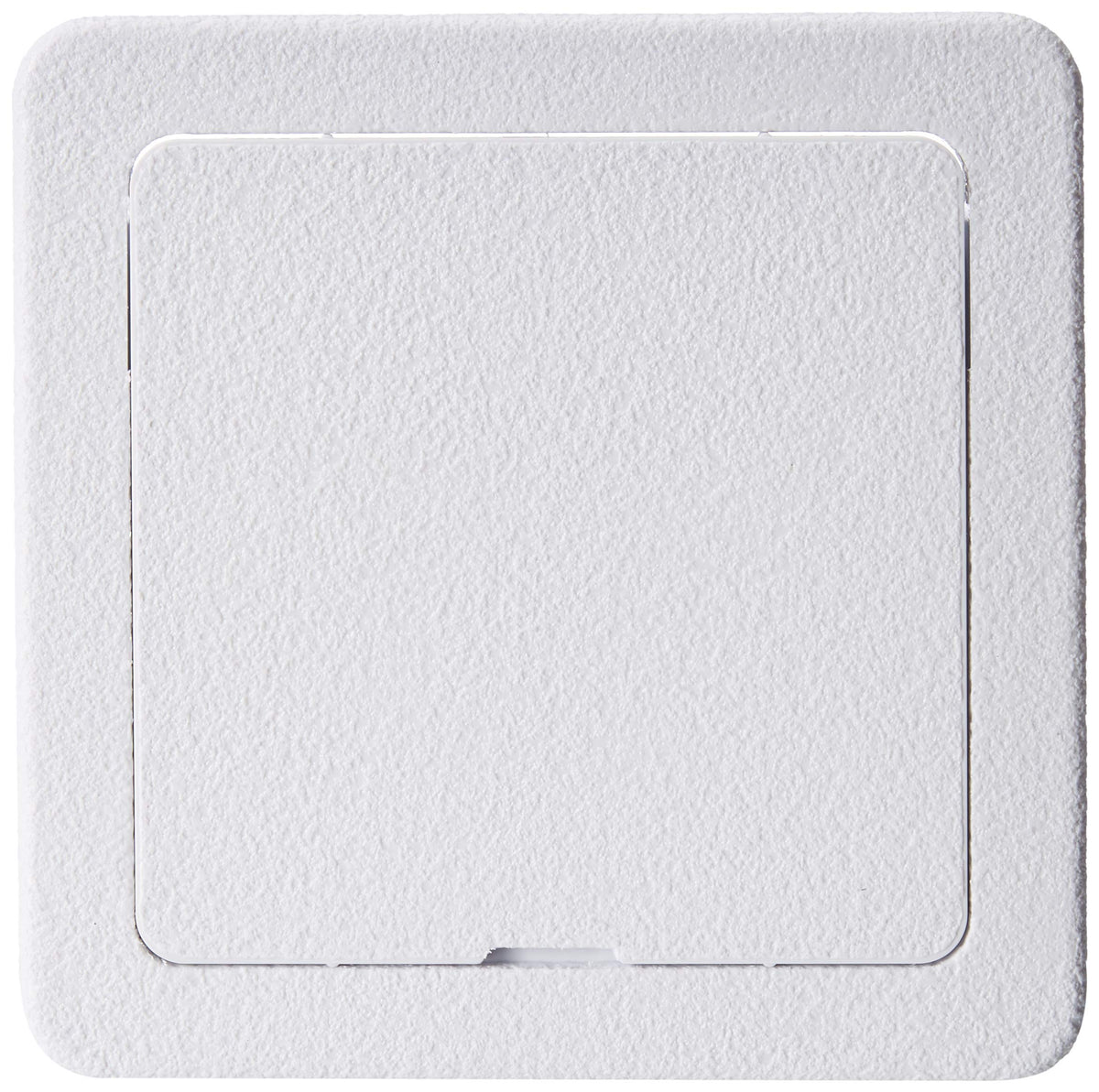 Wallo 4x4 inch access door with white textured finish for drywall access
