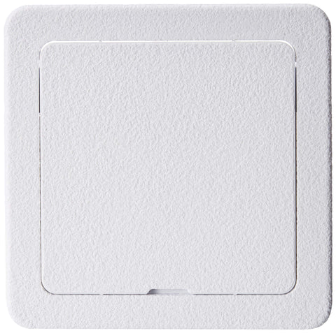 Wallo 4x4 inch access door with white textured finish for drywall access