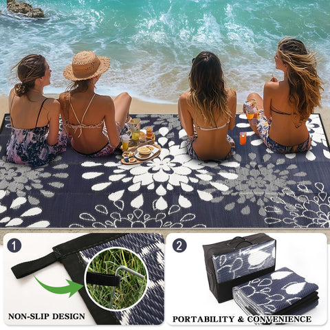 Wallona UV-resistant outdoor rug stays vibrant under sun exposure.
