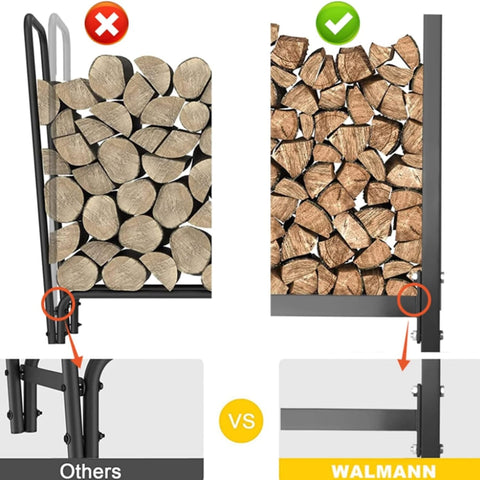 WALMANN powder-coated finish resists rust for long-lasting performance