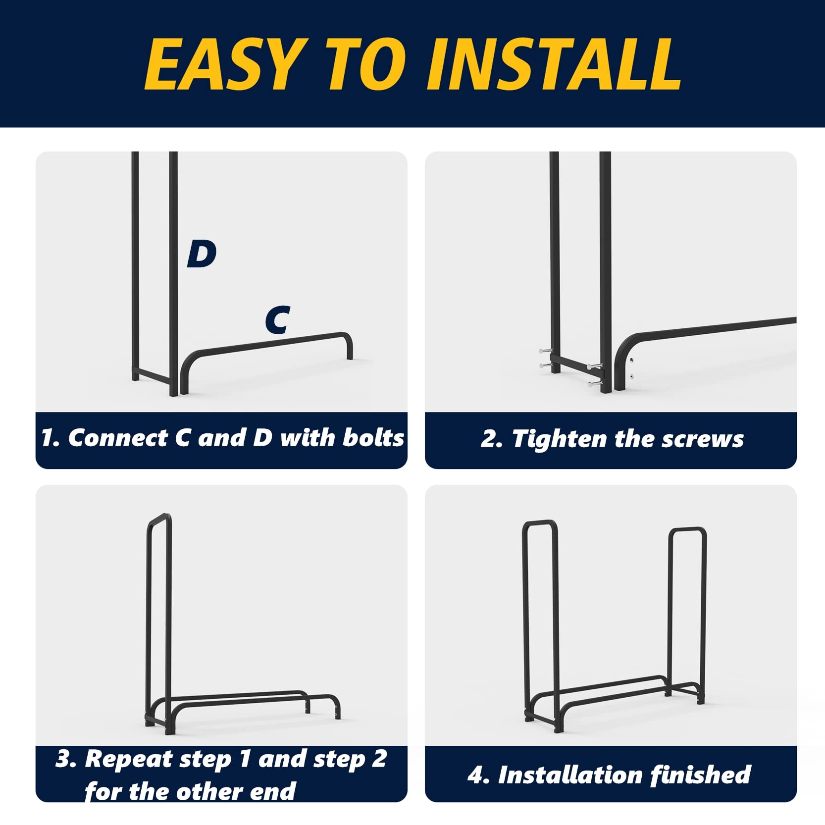 WALMANN easy assembly with included hardware for quick setup.
