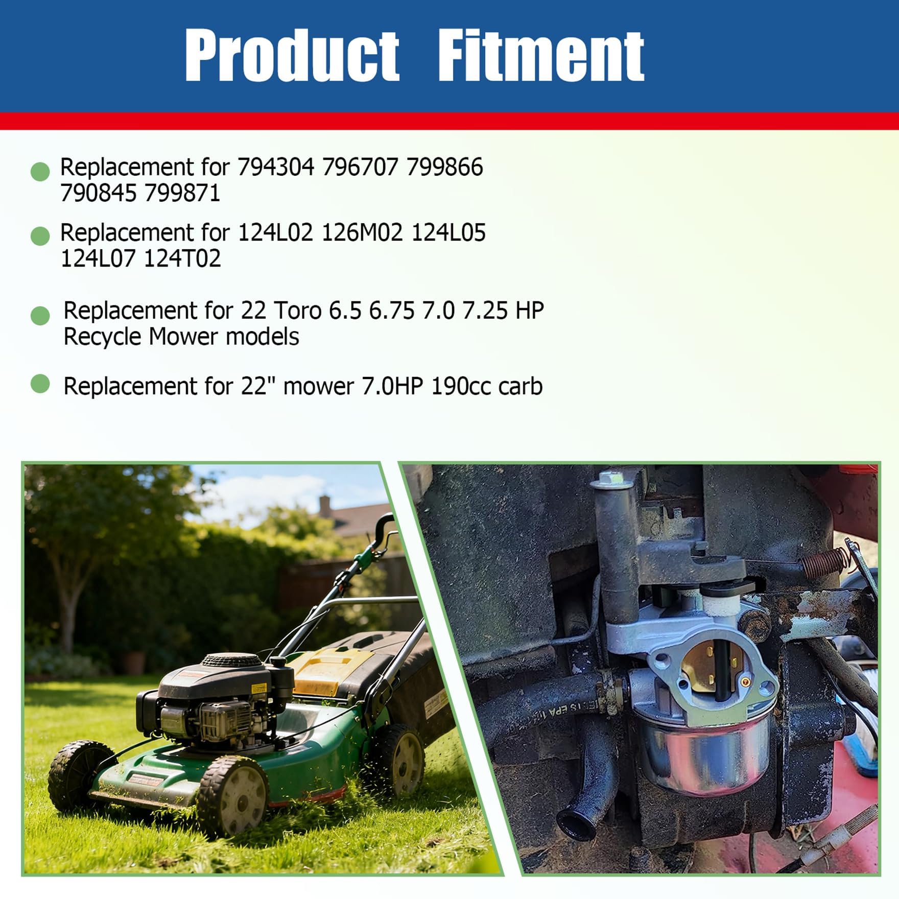 Waltyotur carburetor durable build quality for lawn care