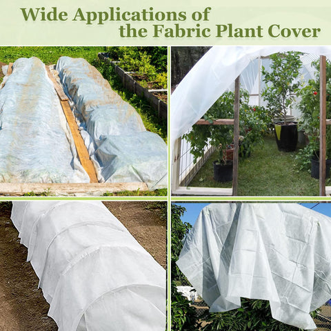 Walwe plant covers offering multi-use protection against frost and overheating