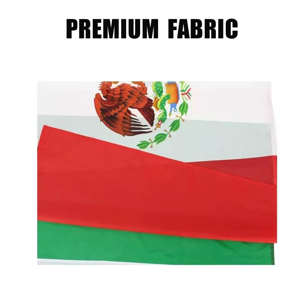 WANSHUNDE Mexican flag polyester fabric designed for color retention