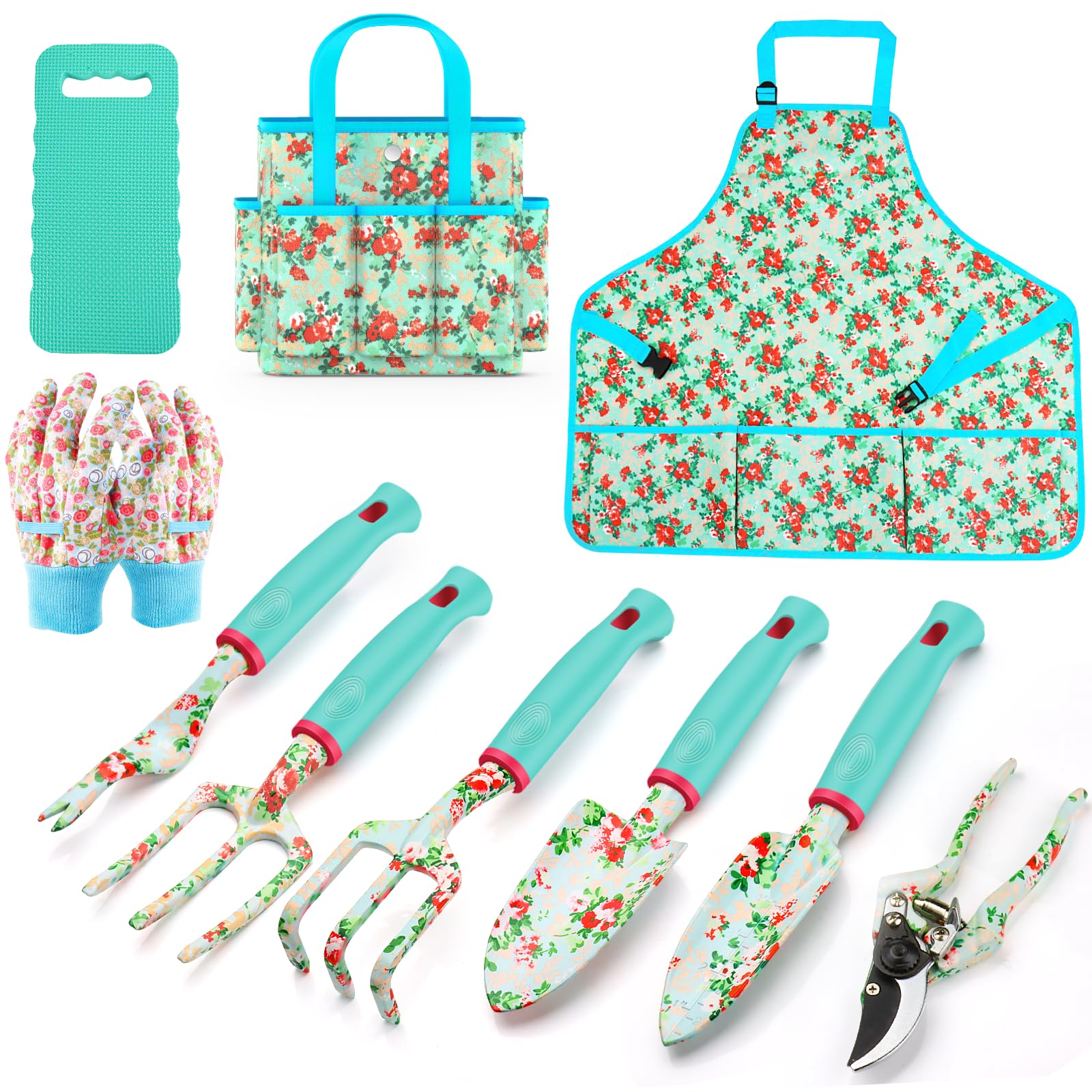 WANCHI garden tool set with digging spade for easy soil prep.