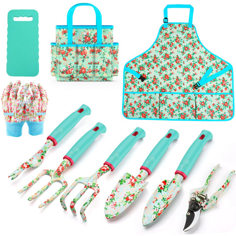 WANCHI garden tool set with digging spade for easy soil prep.