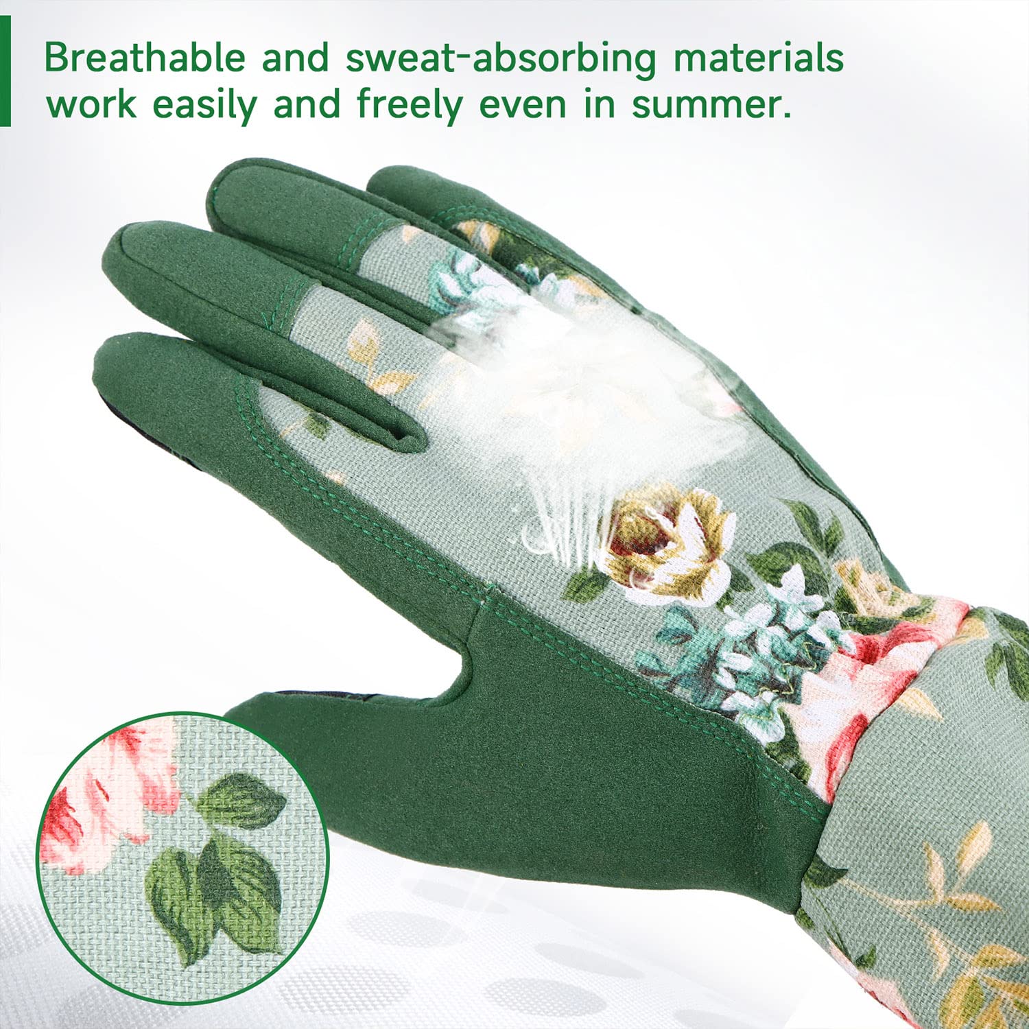 WANCHI machine-washable gloves offer easy care and quick cleanup after tasks.