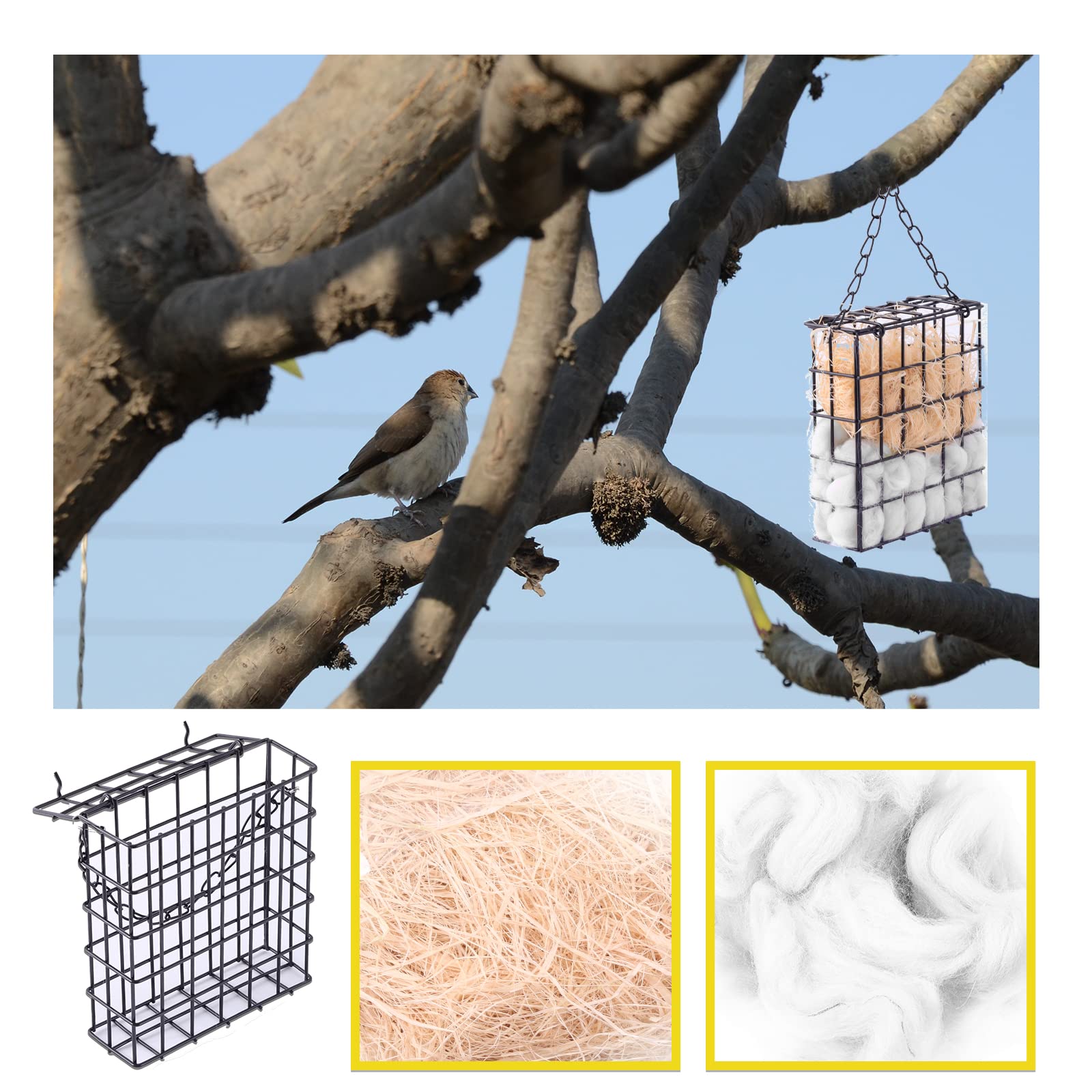 WANGDEFA ideal gift for bird lovers as a nesting accessory.