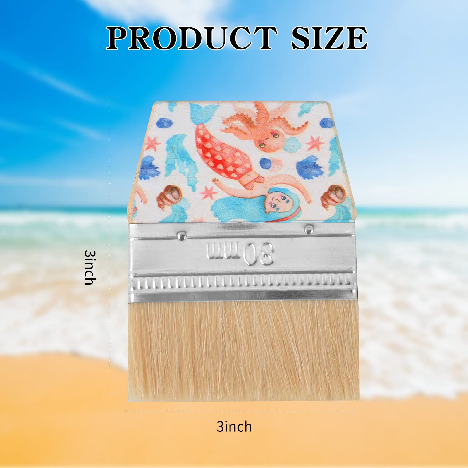 WANGDEFA dual-sided bristles for thorough sand removal on feet and surfaces