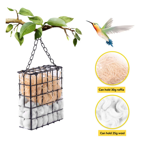 WANGDEFA hanging bird house shows a compact 4.9 x 1.8 x 5.3 inch design.