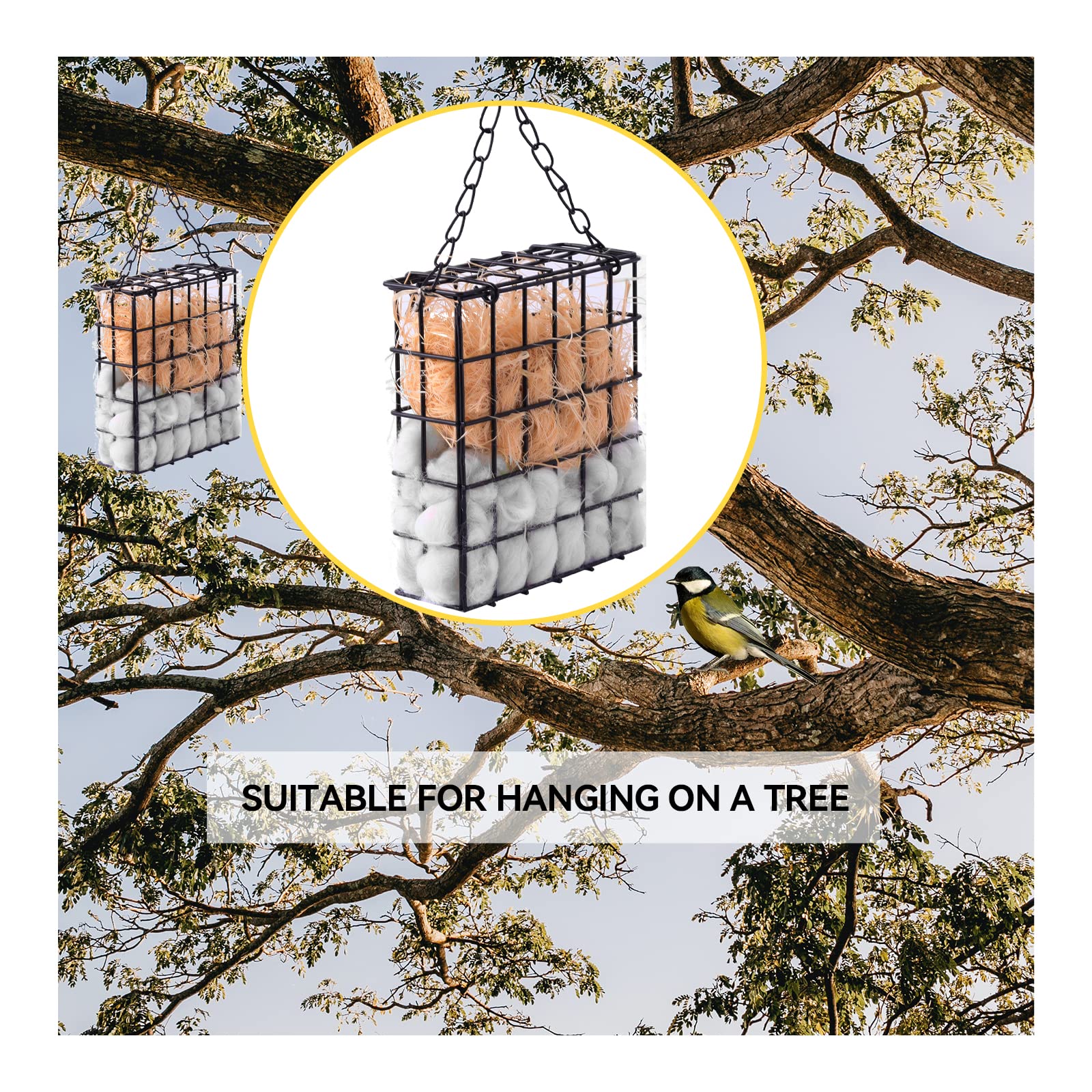 WANGDEFA 9.8 inch chain ideal for porch or tree.