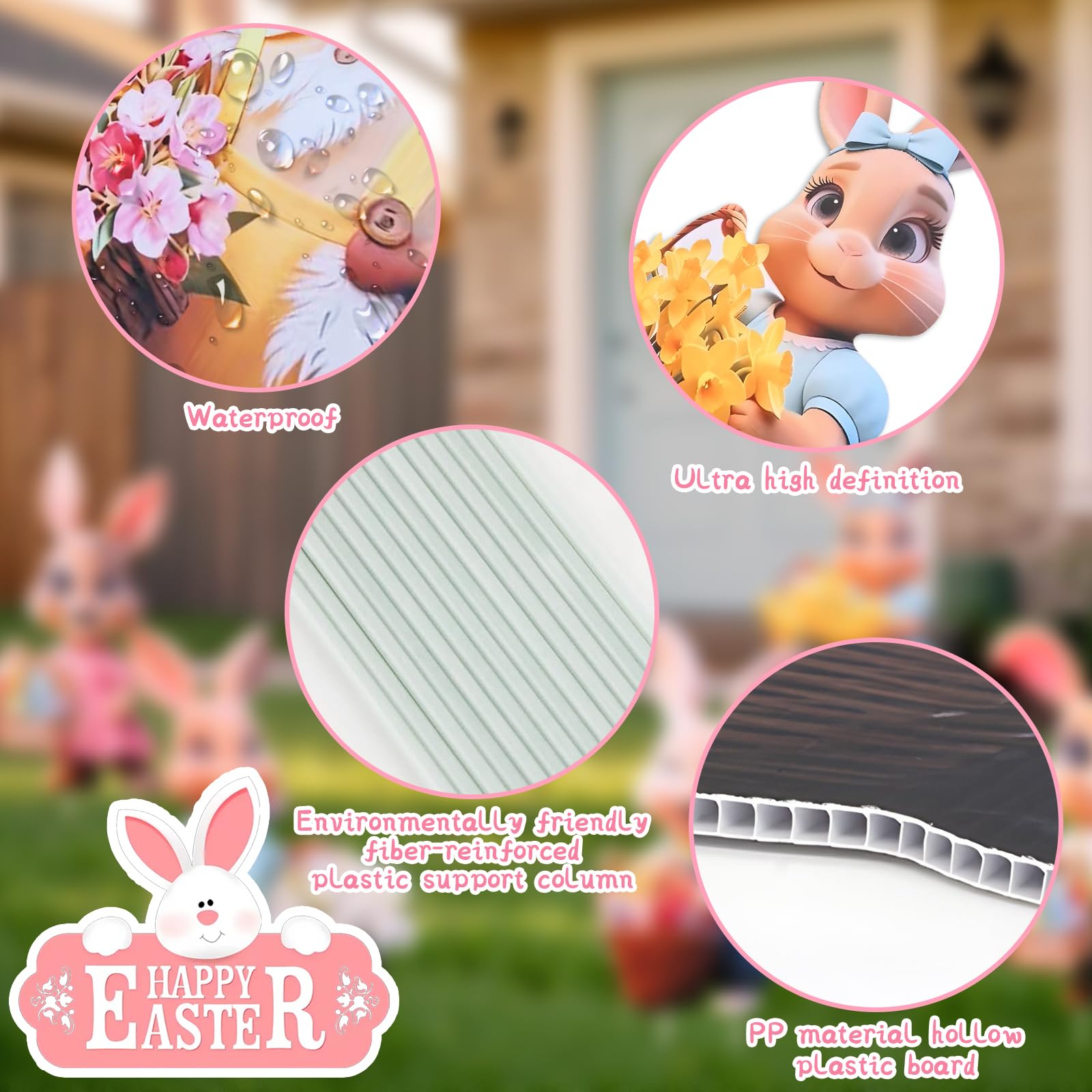 Wangdefu six-piece Easter set adds charming whimsy to outdoor events