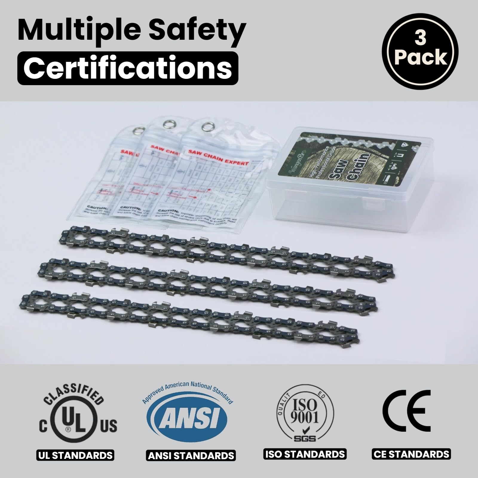Wangenbro R33 chain on Kobalt KPS 1024A-03 for quick, clean cuts.