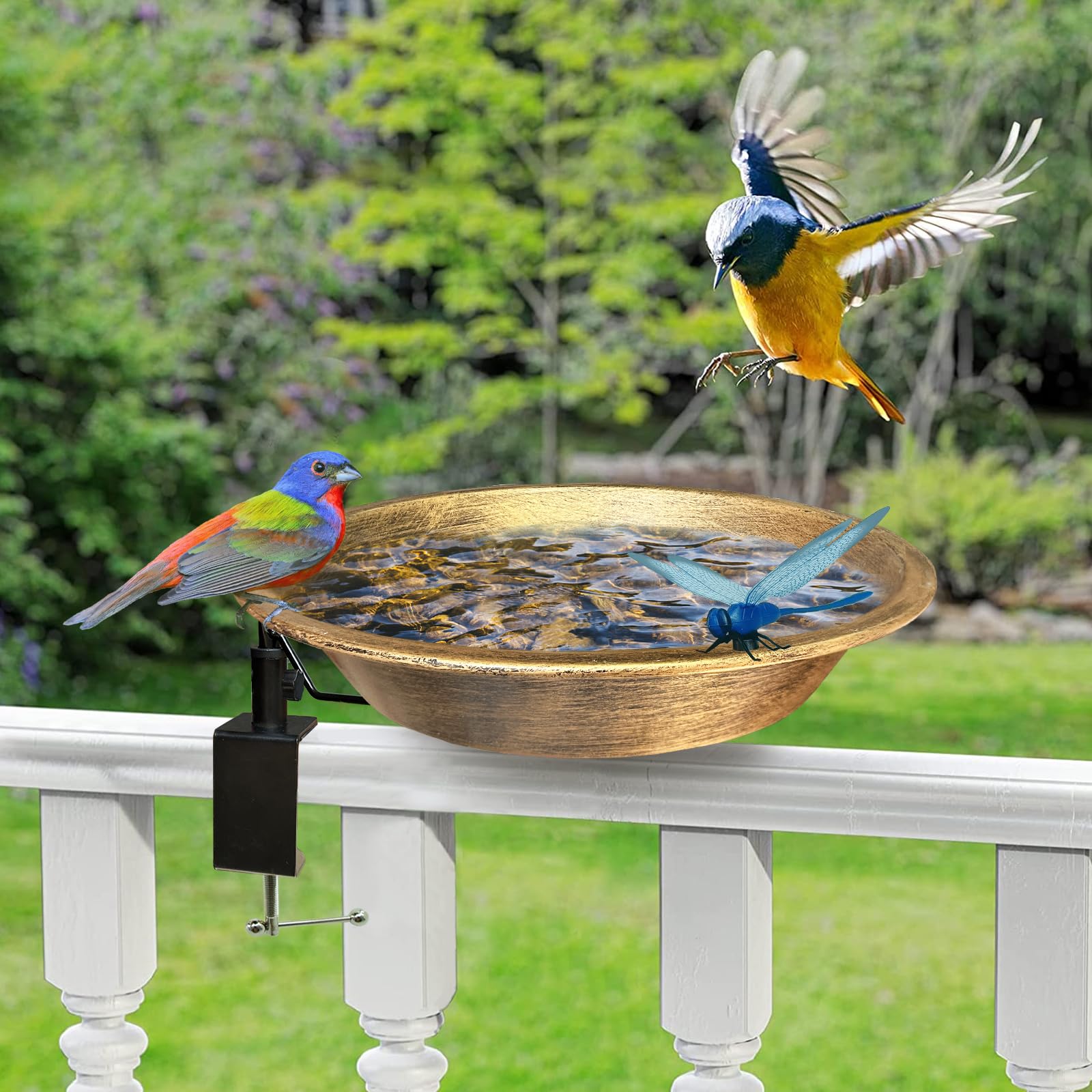 WANGIRO detachable bowl allows easy cleaning and refilling