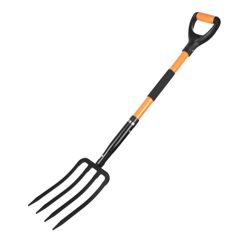 wangyanhao garden fork with ergonomic D-handle offers comfortable grip for long digging sessions
