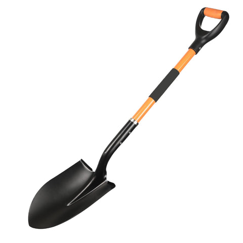 Wangyanhao heavy-duty digging shovel with trenching blade for efficient soil work.
