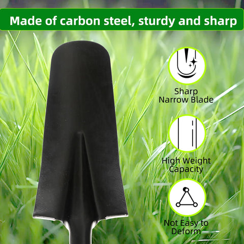 Wangyanhao Spade Shovel enables deep digging through tough soil.