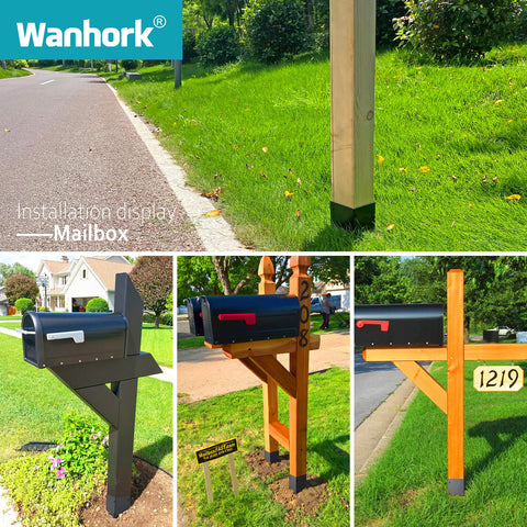 Wanhork powder-coated finish resists scratches and maintains a neat look